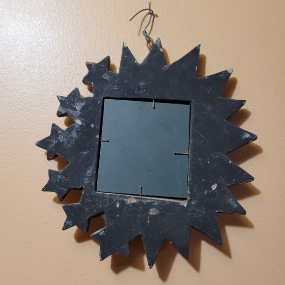 Vintage Celestial Sun and Moon Star Shooting Star Mirror Hand Painted - Picture 4 of 4